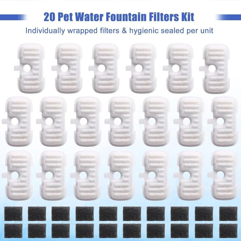 SORON Cat Water Fountain Filter, 18 PACK